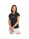 Dámske tričko adidas Essentials Linear Cotton Black JC8238, čierne